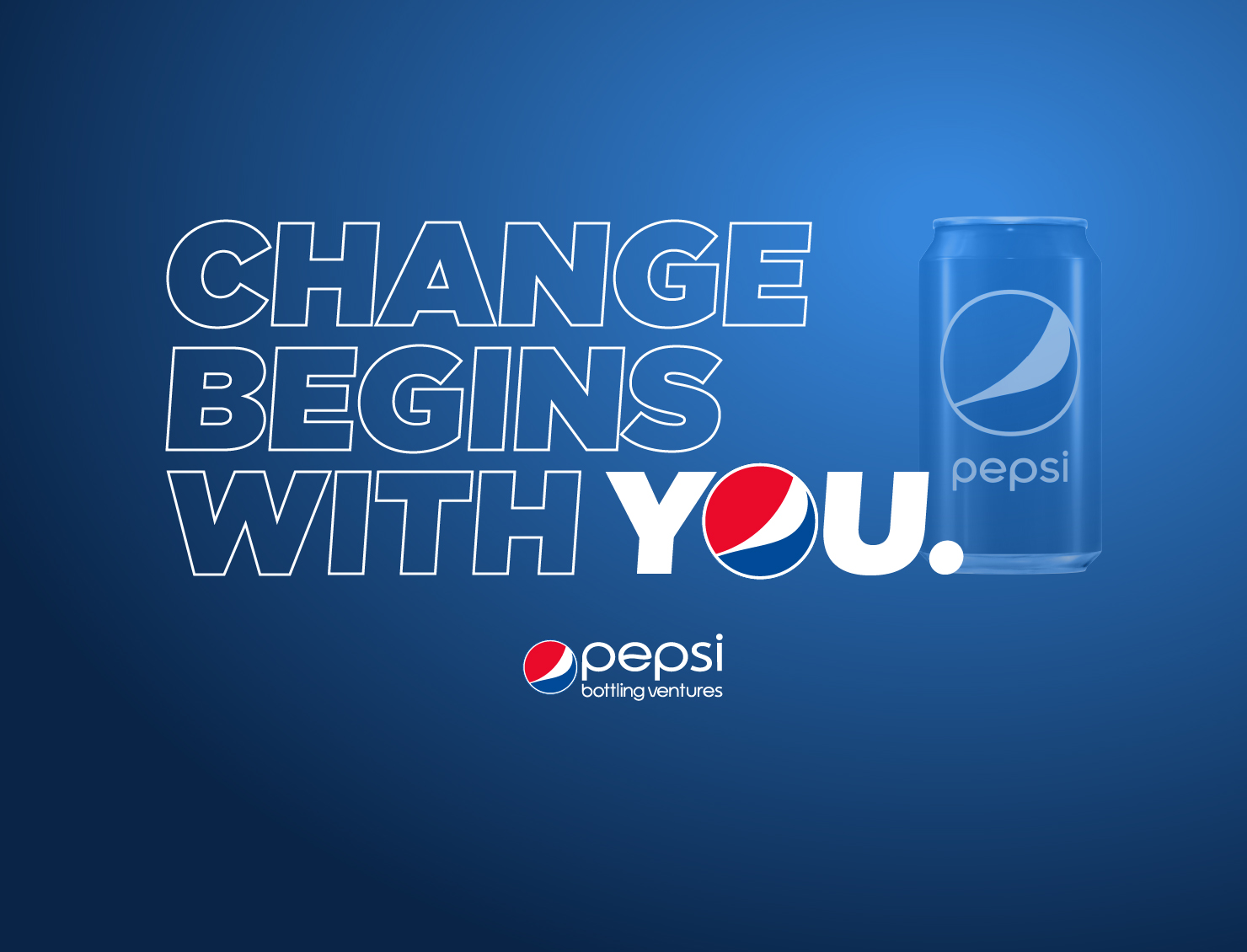 Pepsi Bottling event branding