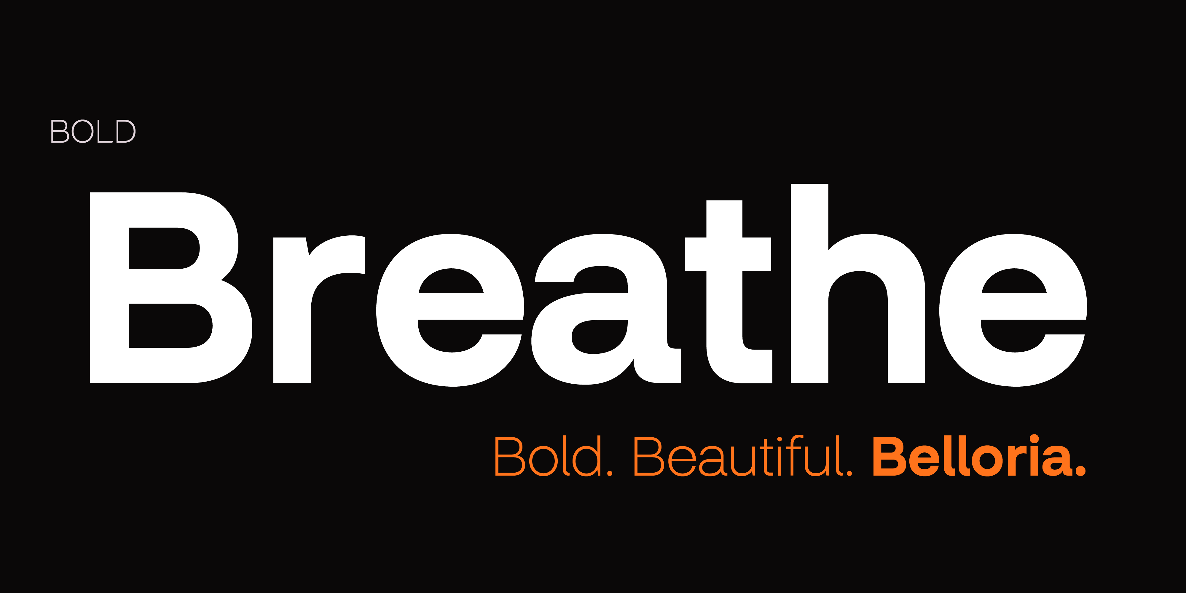 Breathe font