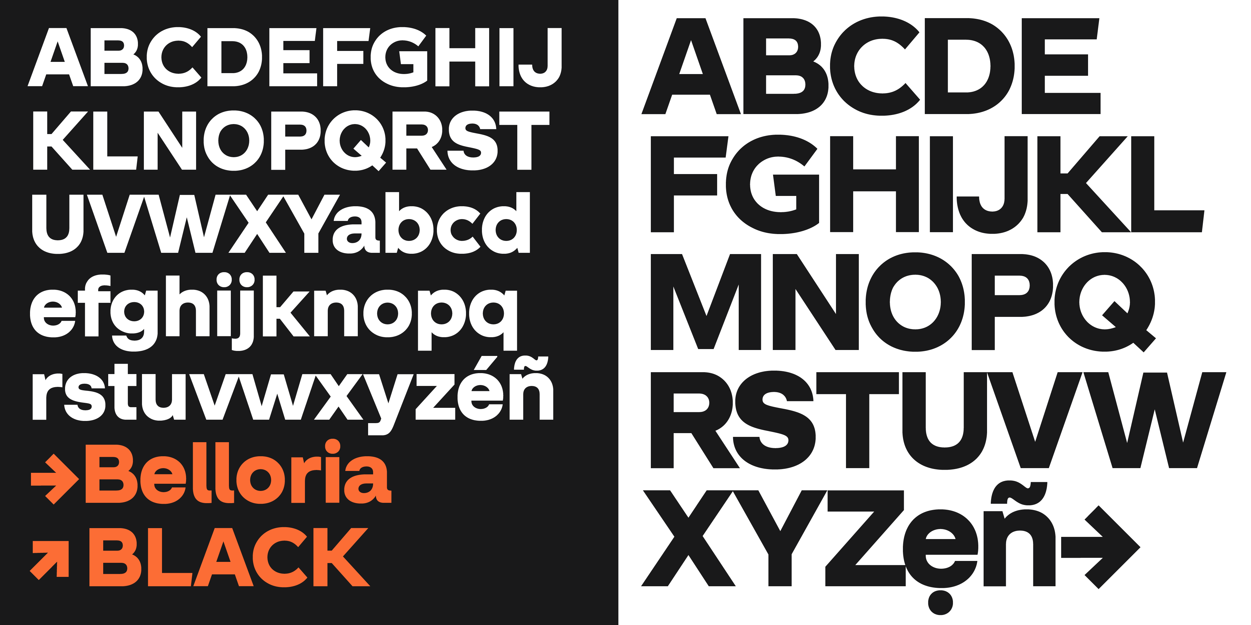 Belloria Black font