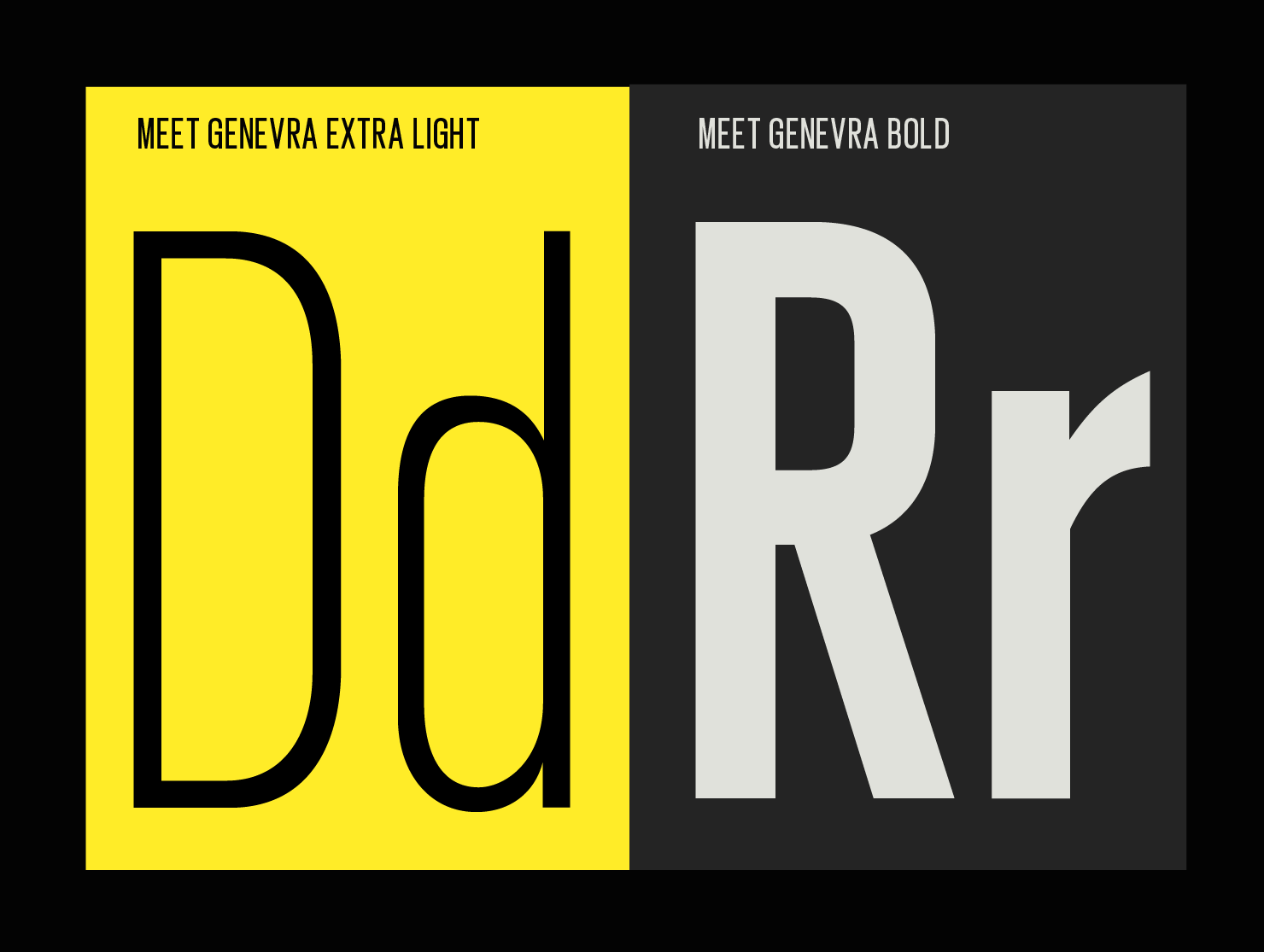 Designer Condensed Font