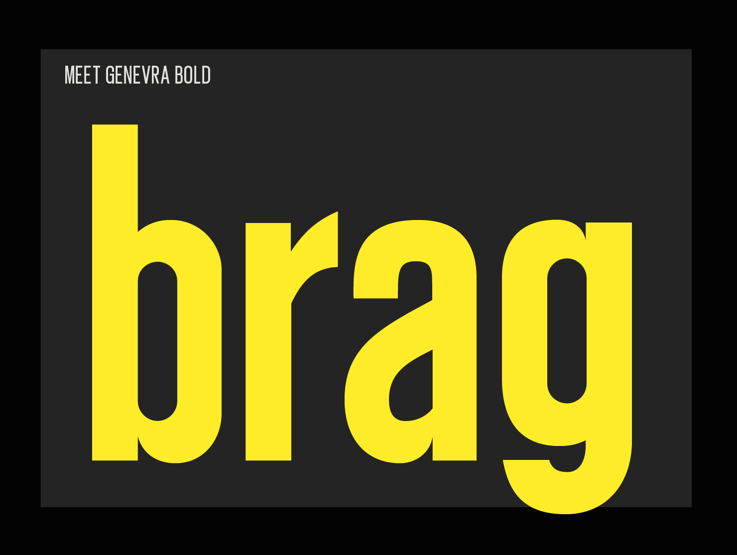 Swiss style poster font