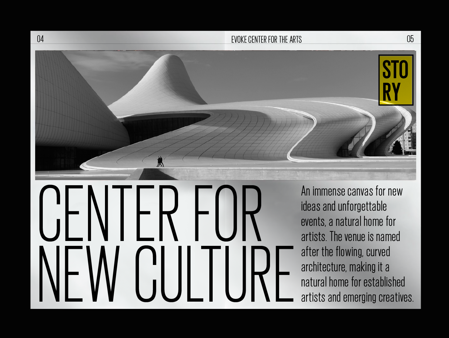 Swiss style poster font