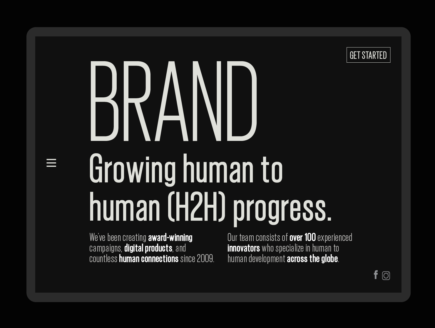 Swiss style poster font