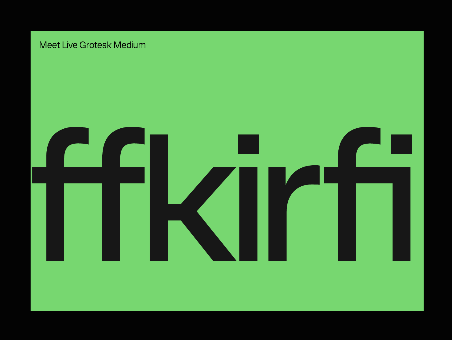 Designer Web Font