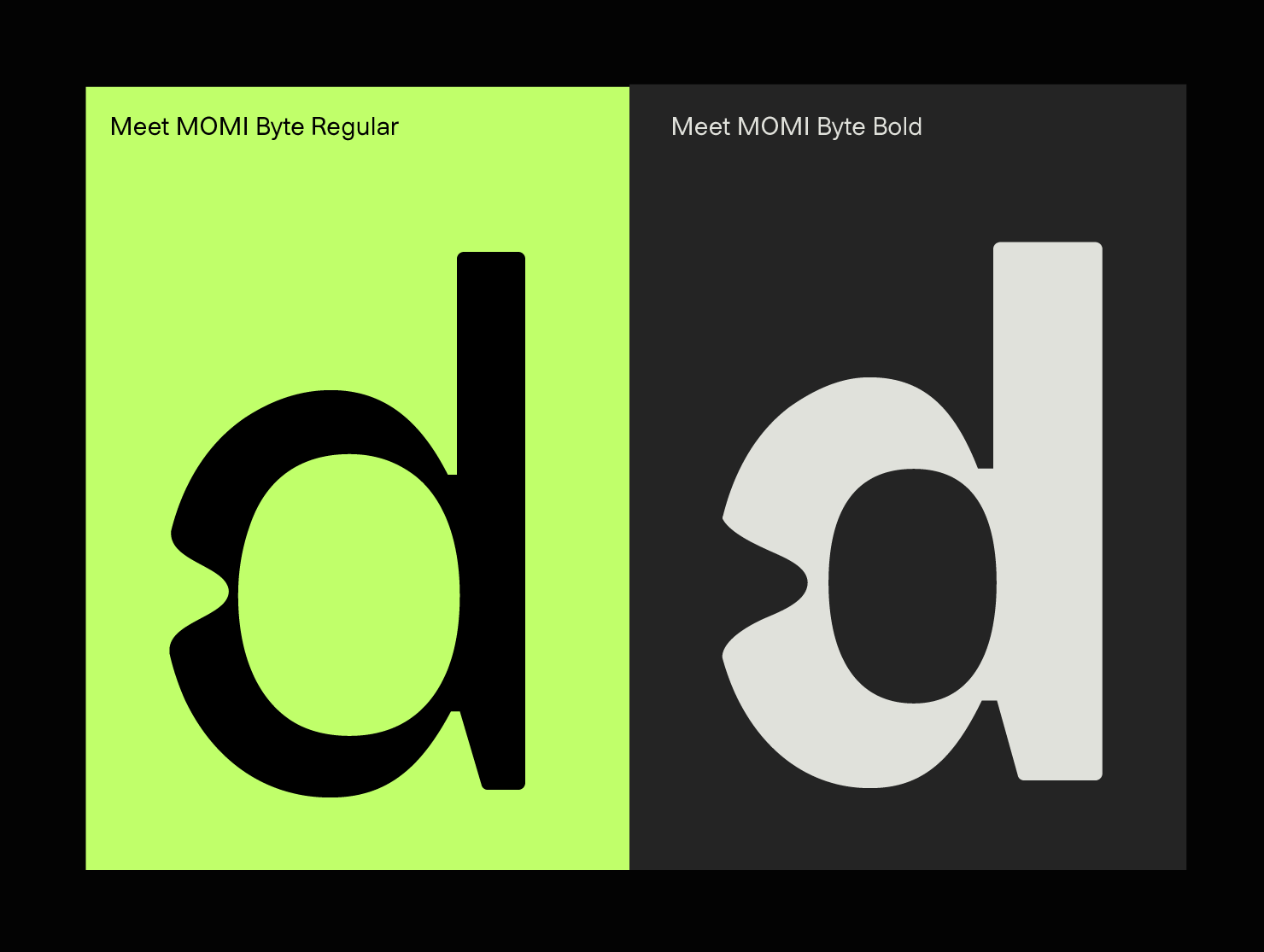 Organic font
