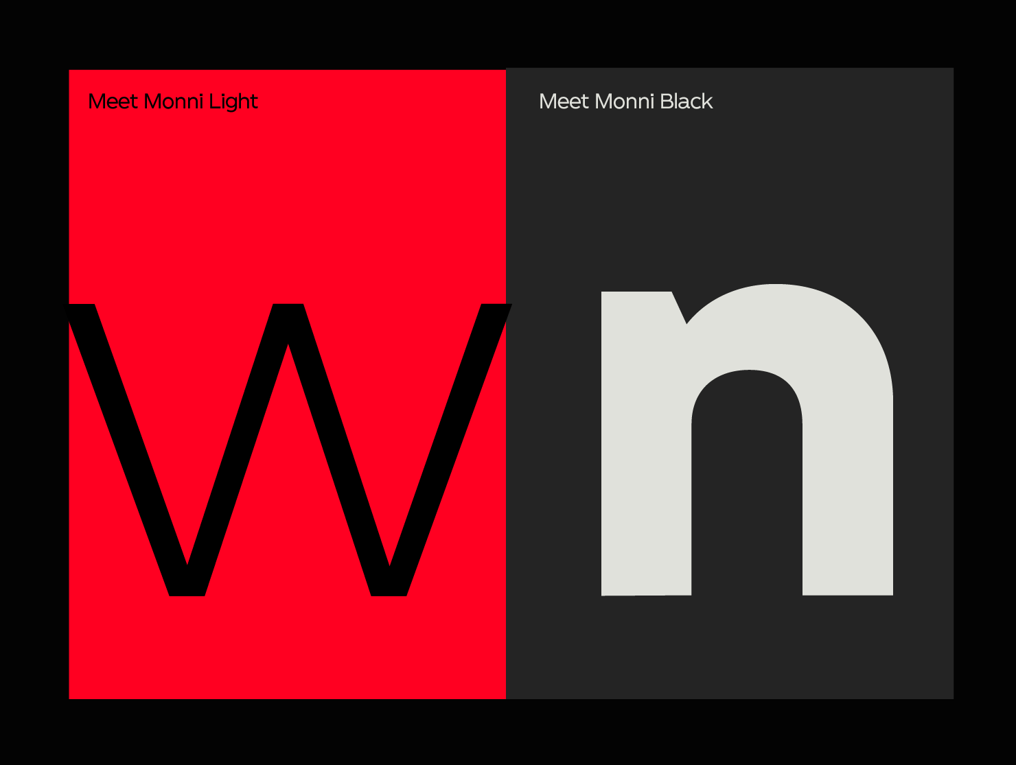 Modern typography design