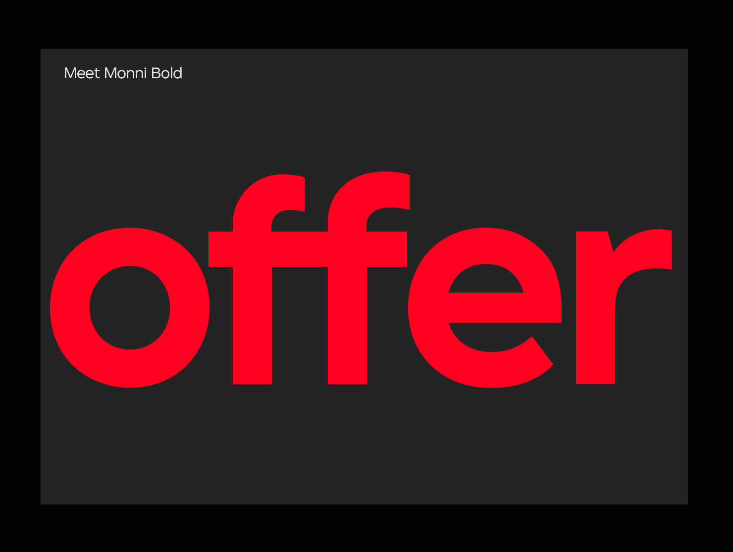 Swiss style poster font