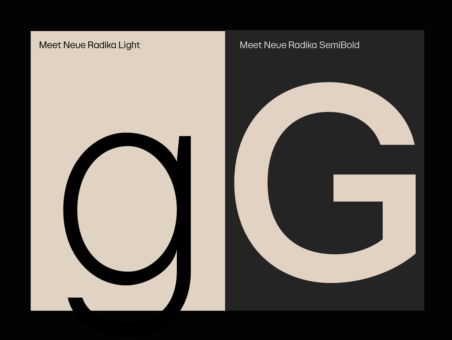 Modern font design