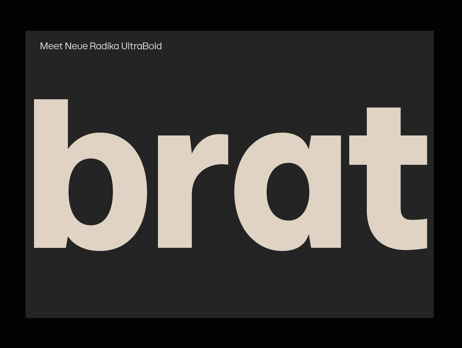Swiss style poster font