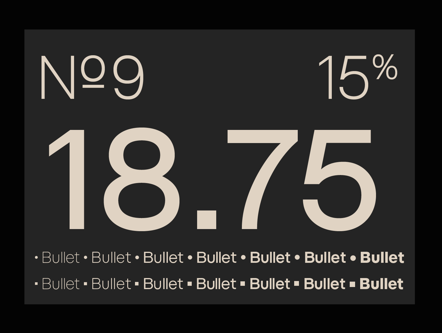 Modern font design