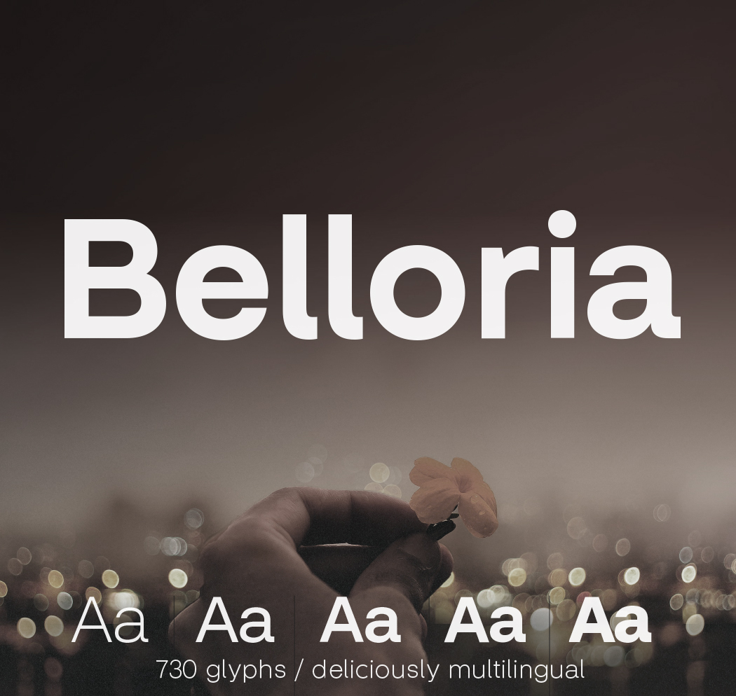 Belloria Designer Font