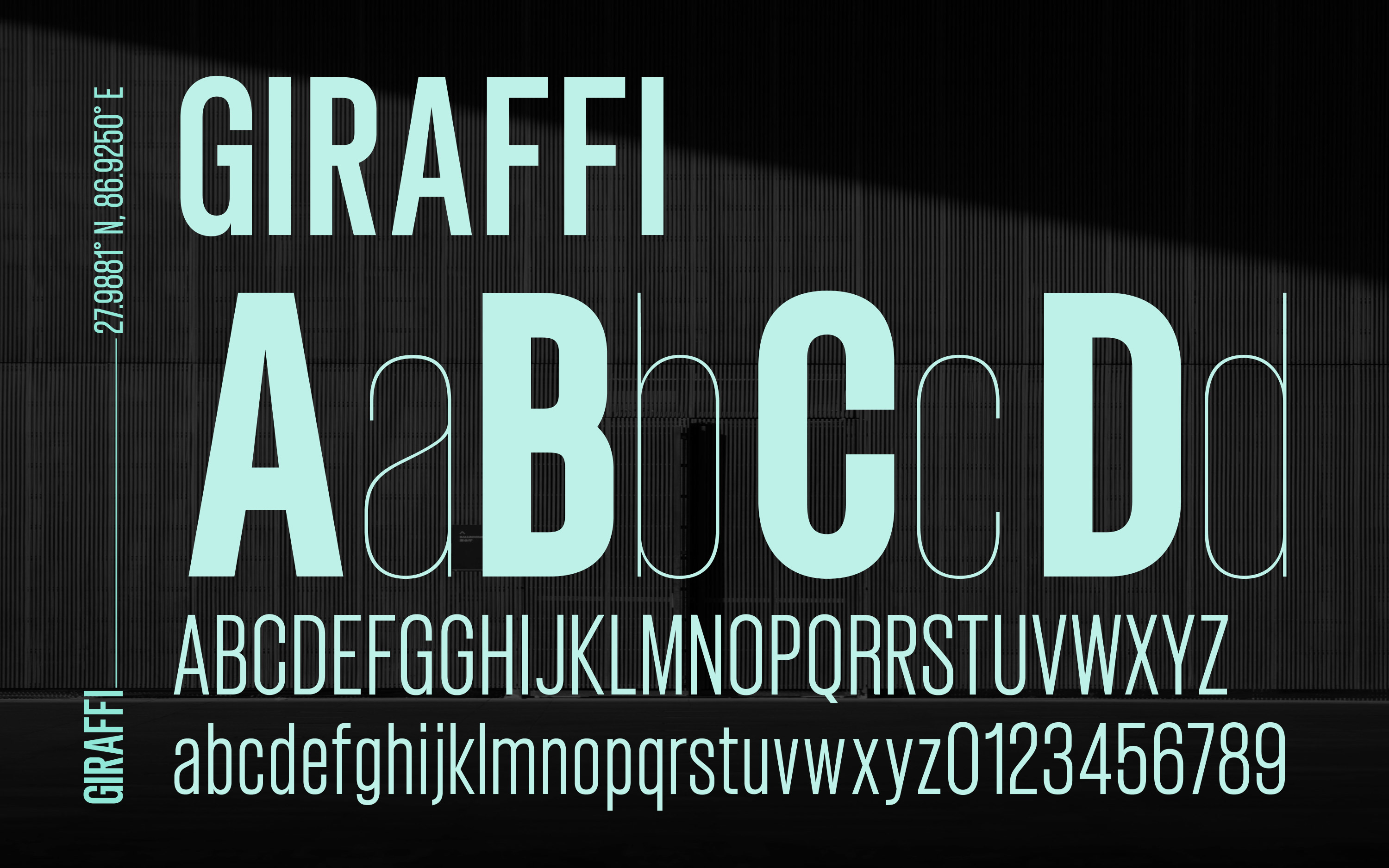 Giraffi Condensed Designer Font