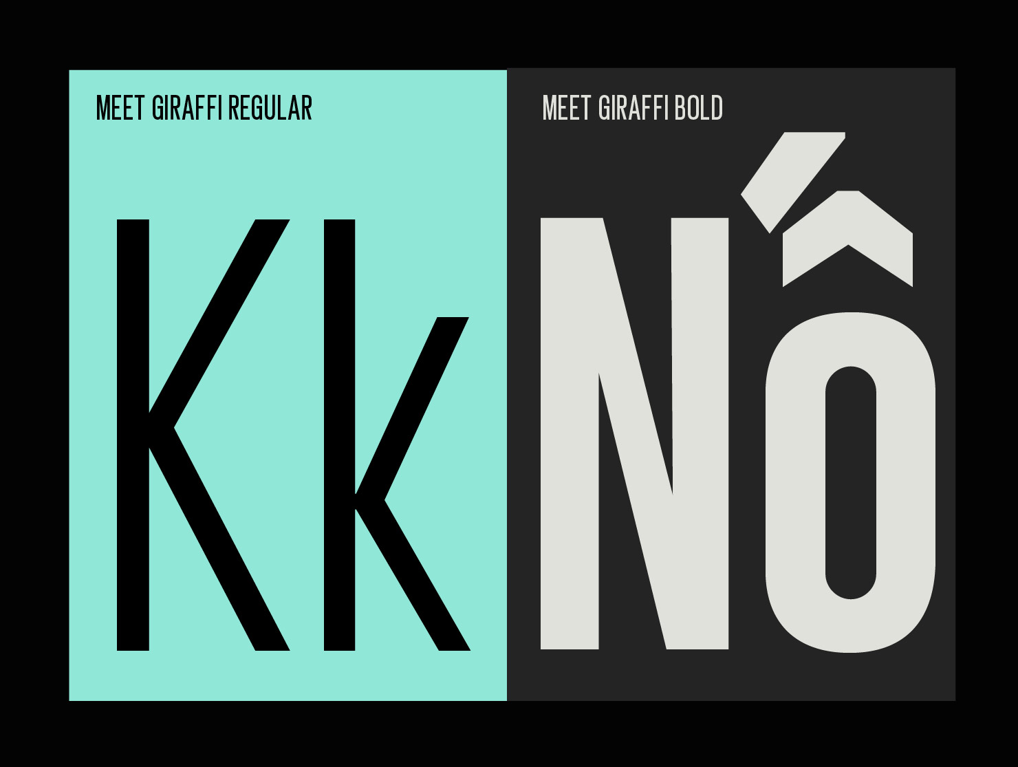 Modern typography design