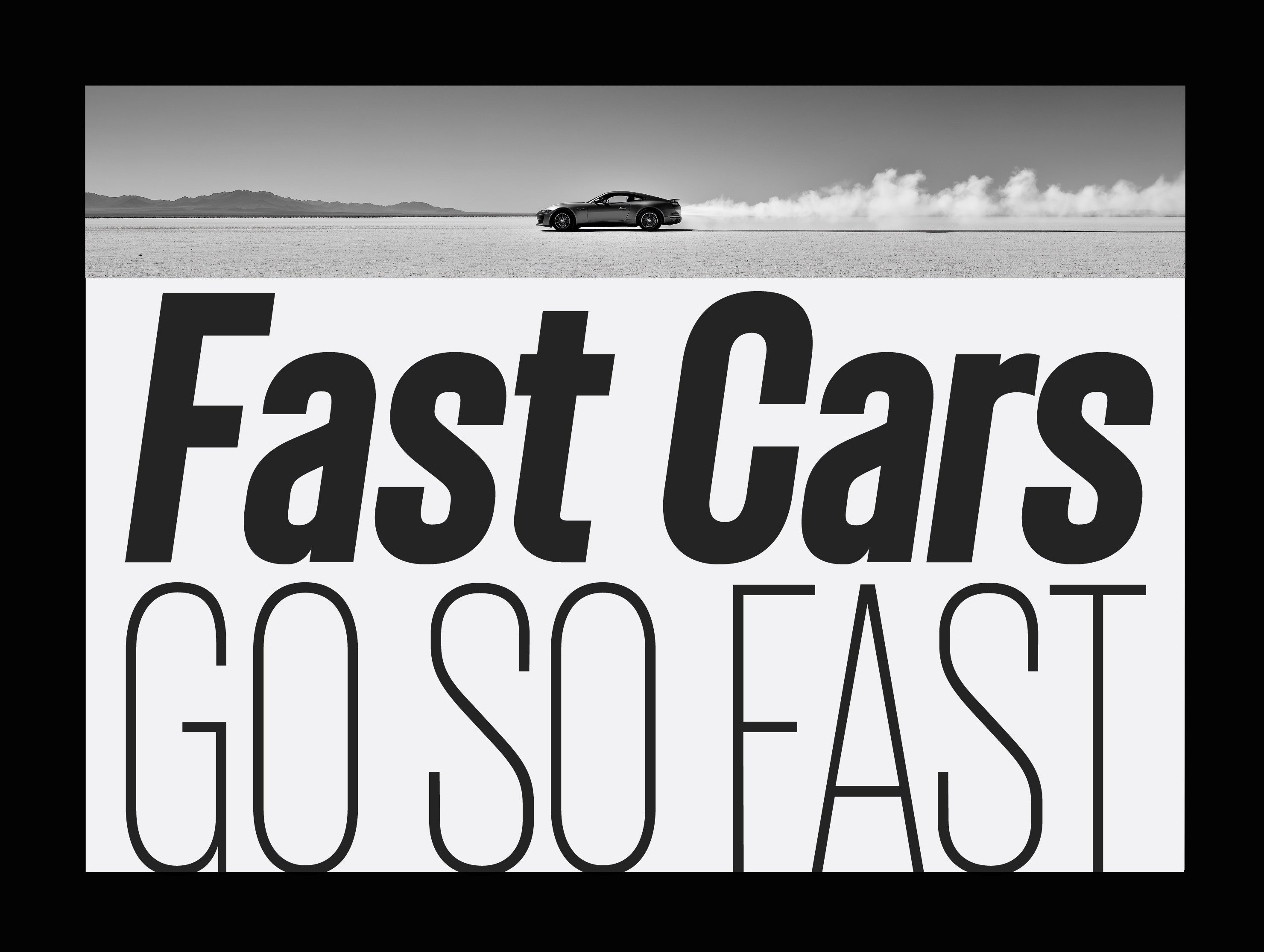 Swiss style poster font