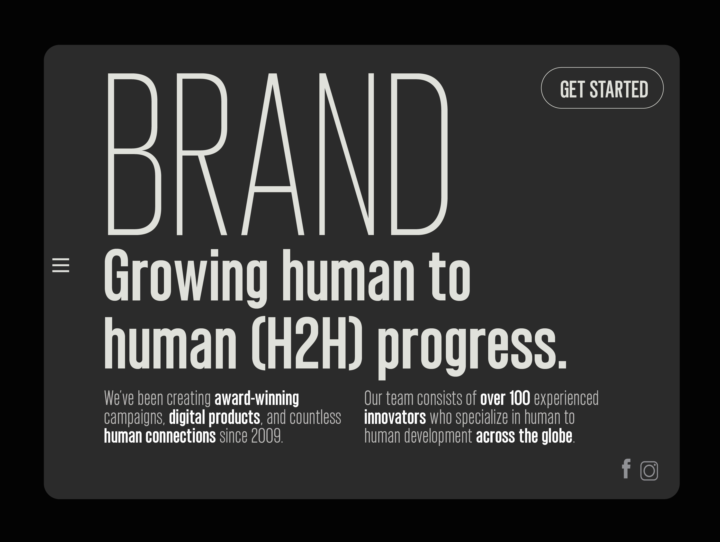 Swiss style poster font