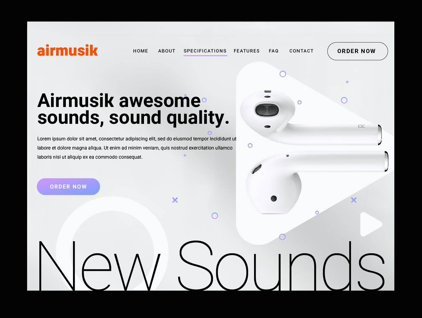Modern web font